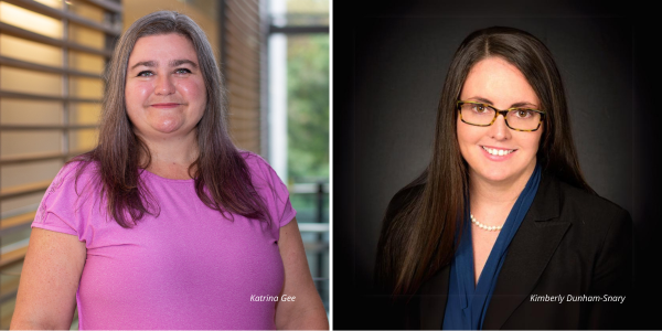 Headshots of Katrina Gee and Kimberly Dunham-Snary